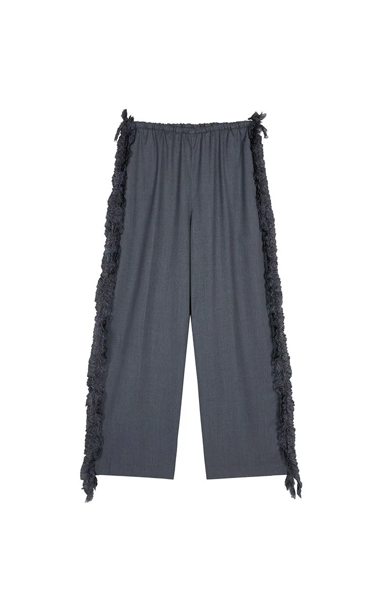 Pants / JNBY Wool-Blend Twill Straight Pants