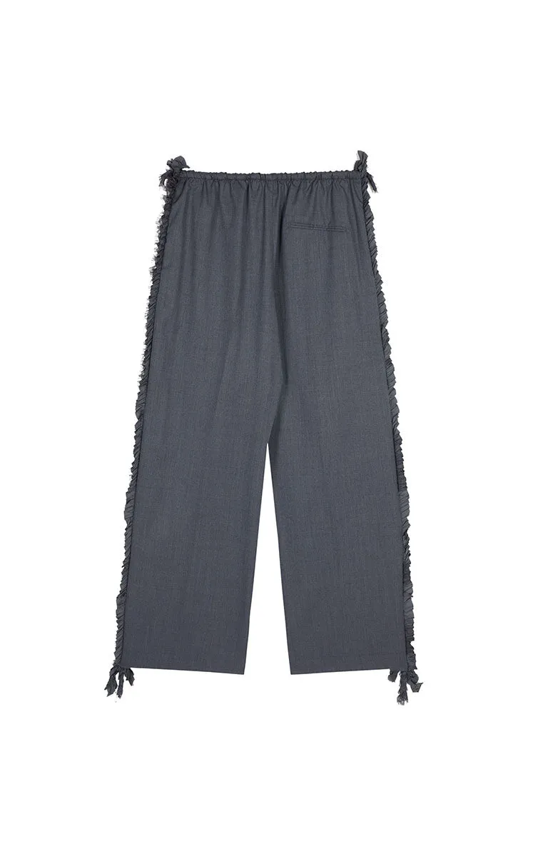 Pants / JNBY Wool-Blend Twill Straight Pants