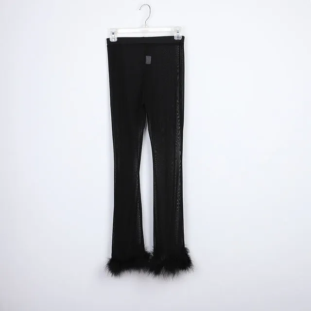 Playmate Boa Pants