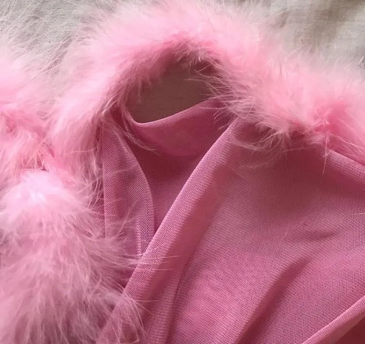 Playmate Boa Pants
