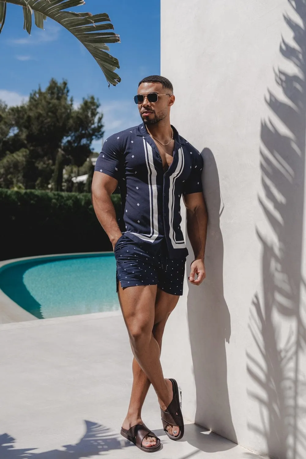 Printed Shirt in Medallion