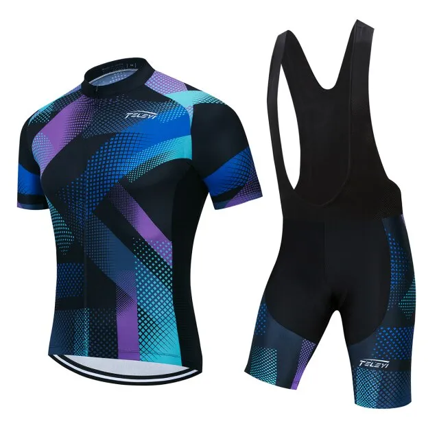 ProTeam Jersey Bike Set Men Cycling Riding Clothes Summer Short Sleeve Uniform Cycling Road Racing Clothes Ropa Ciclismo Maillot