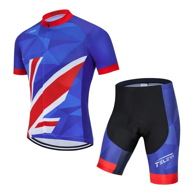 ProTeam Jersey Bike Set Men Cycling Riding Clothes Summer Short Sleeve Uniform Cycling Road Racing Clothes Ropa Ciclismo Maillot