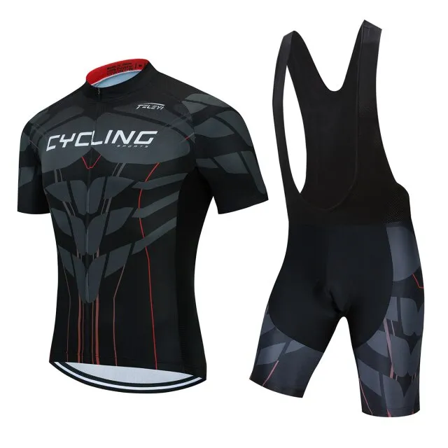ProTeam Jersey Bike Set Men Cycling Riding Clothes Summer Short Sleeve Uniform Cycling Road Racing Clothes Ropa Ciclismo Maillot