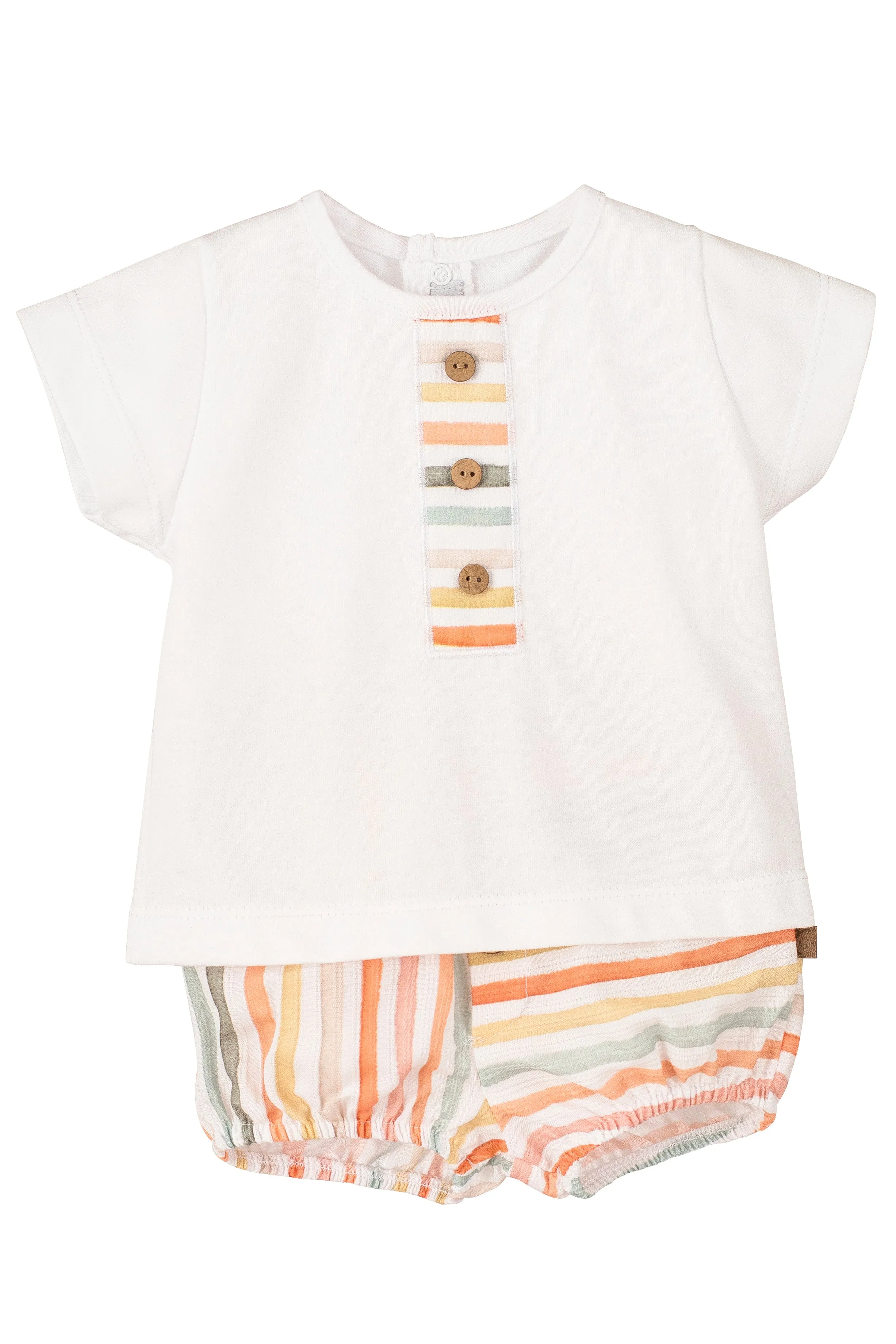 "Elijah" Orange Striped Top & Jam Pants