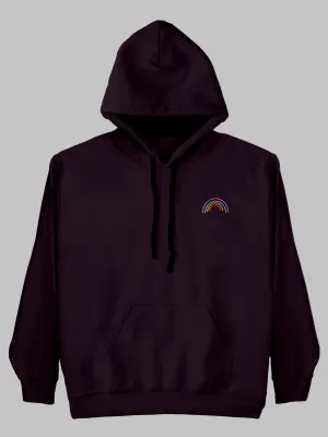 Rainbow Printed Cotton Hoodie for Men & Women