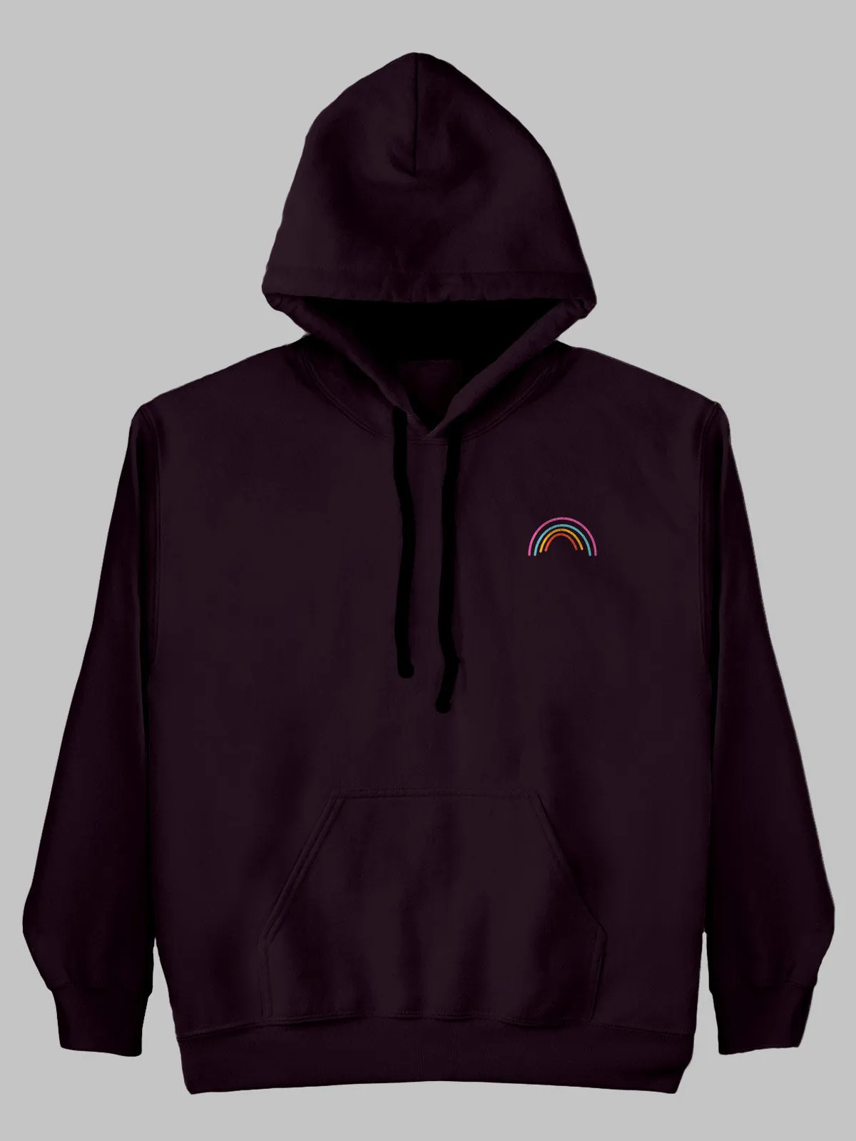 Rainbow Printed Cotton Hoodie for Men & Women