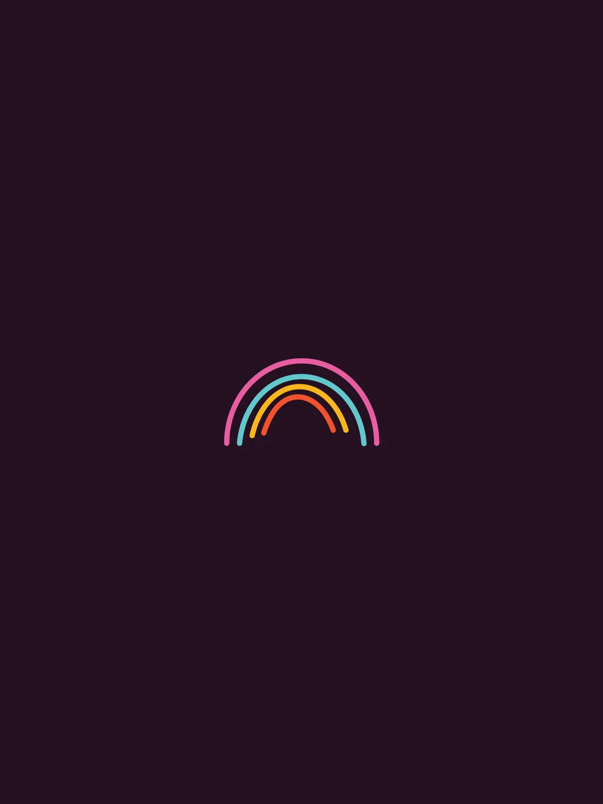 Rainbow Printed Cotton Hoodie for Men & Women
