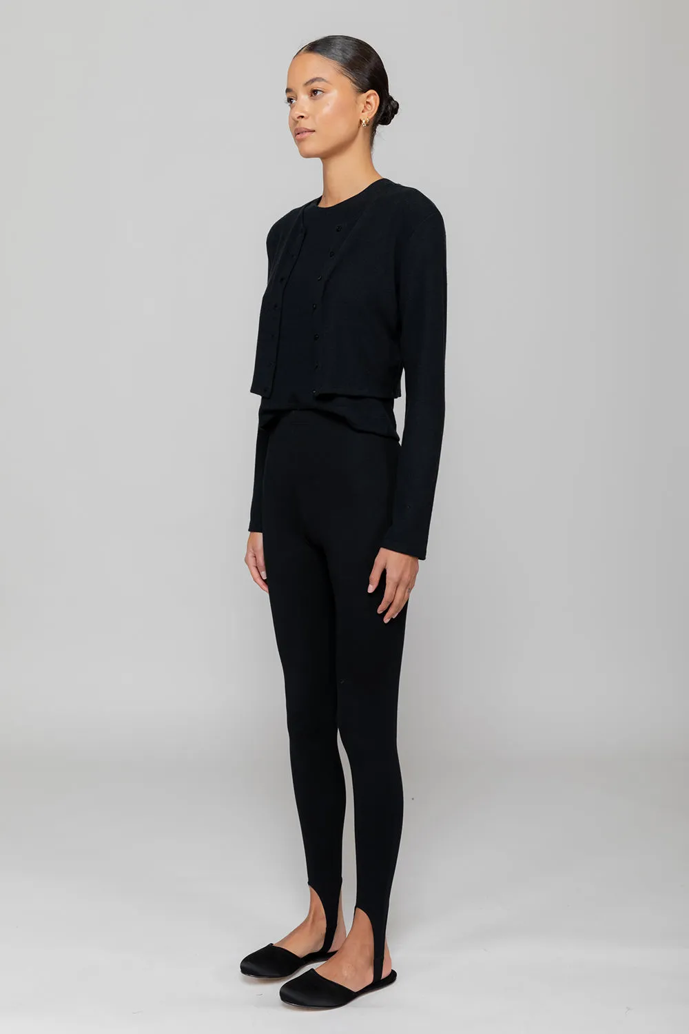 Rio Stirrup Pant in Black