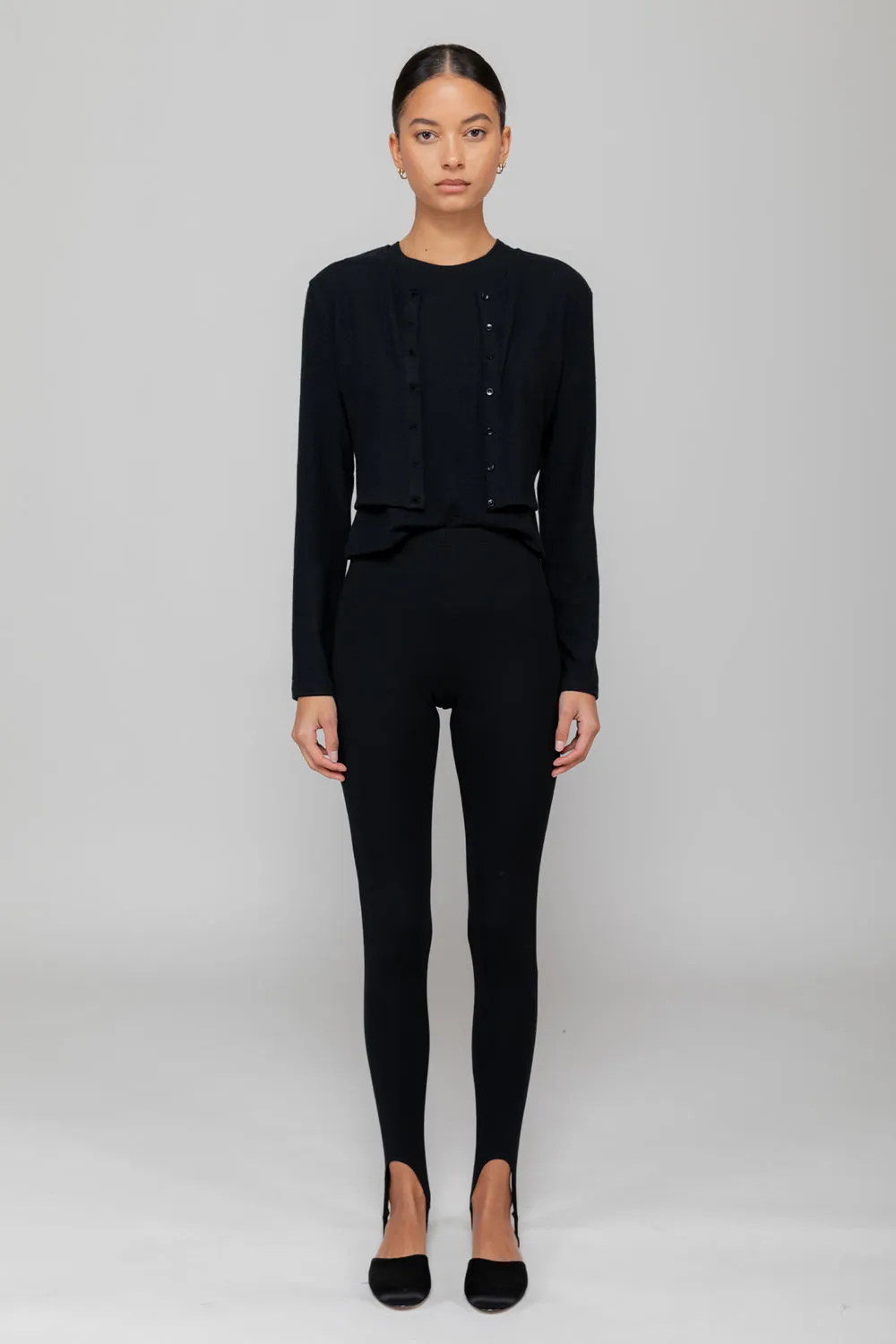 Rio Stirrup Pant in Black