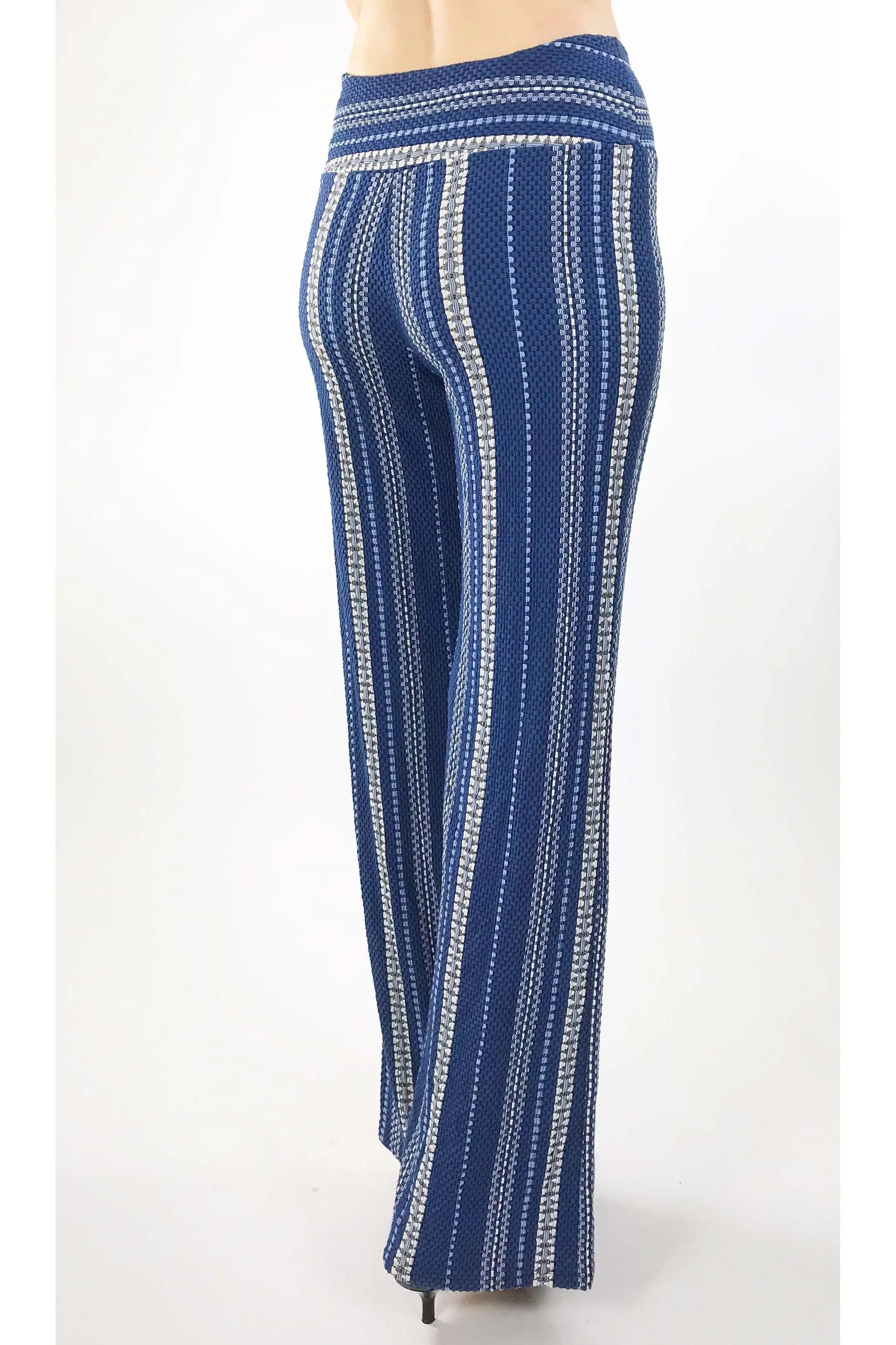 ROMANIA Striped Flared Pants