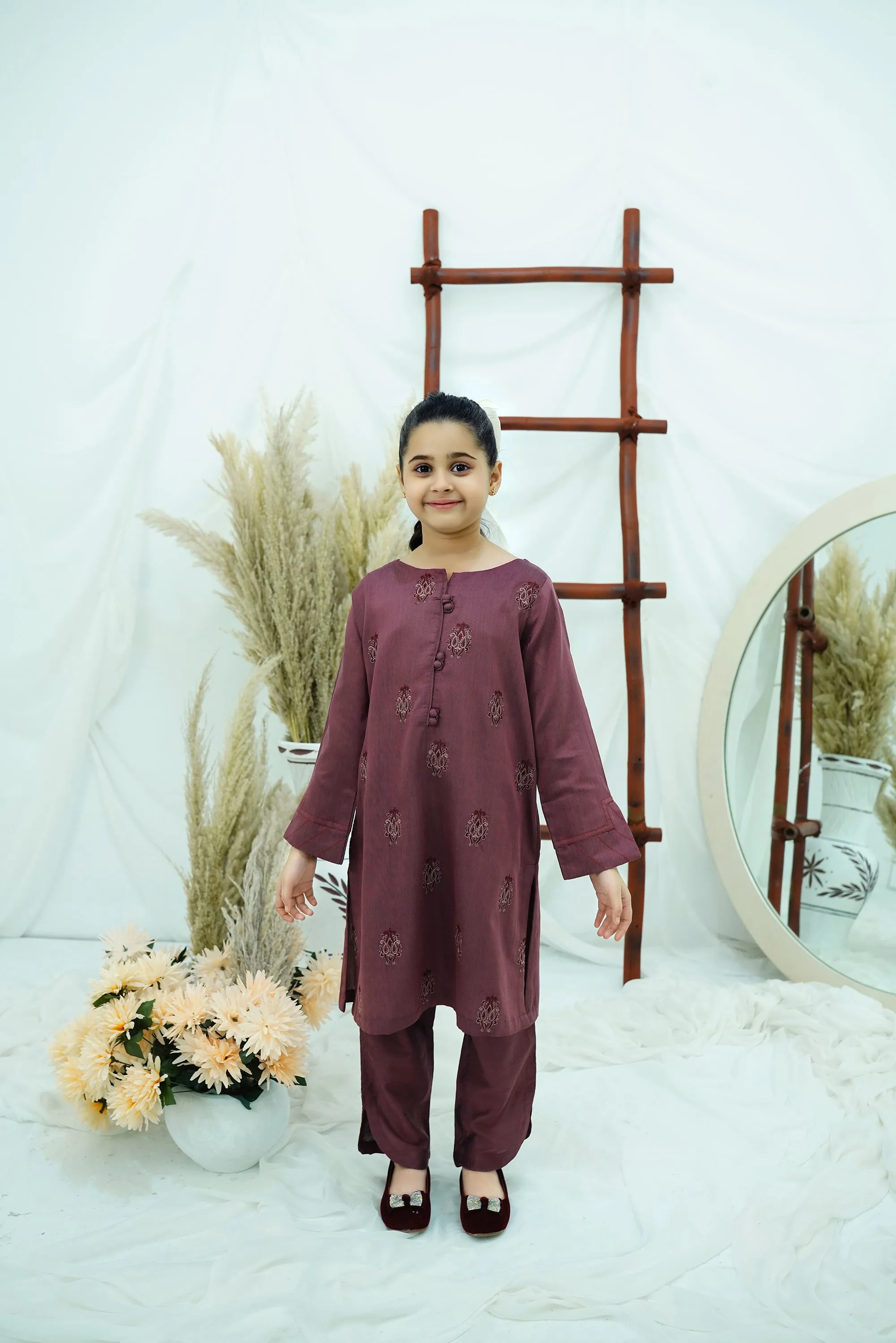 Rose Embroidered Chiffon