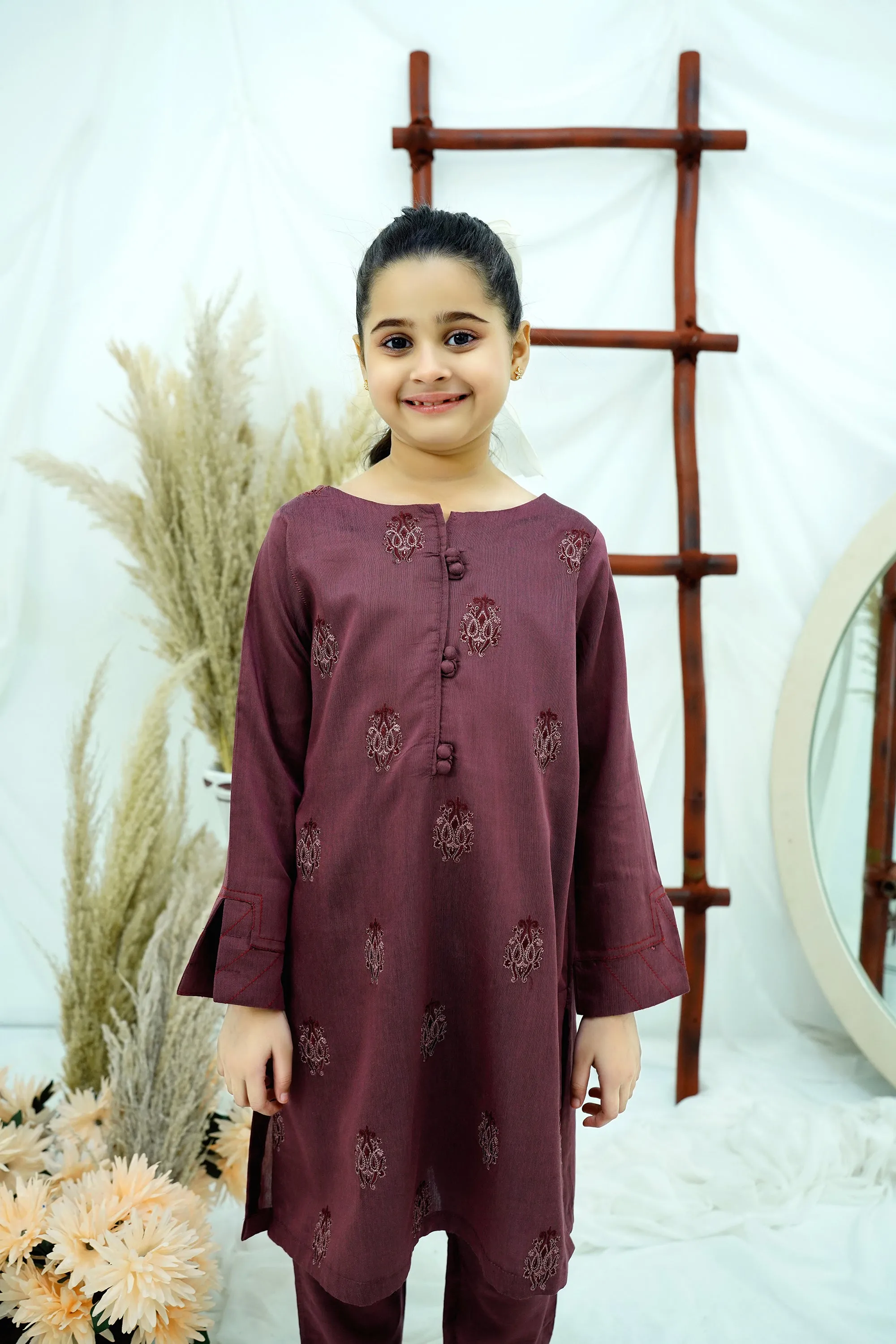 Rose Embroidered Chiffon