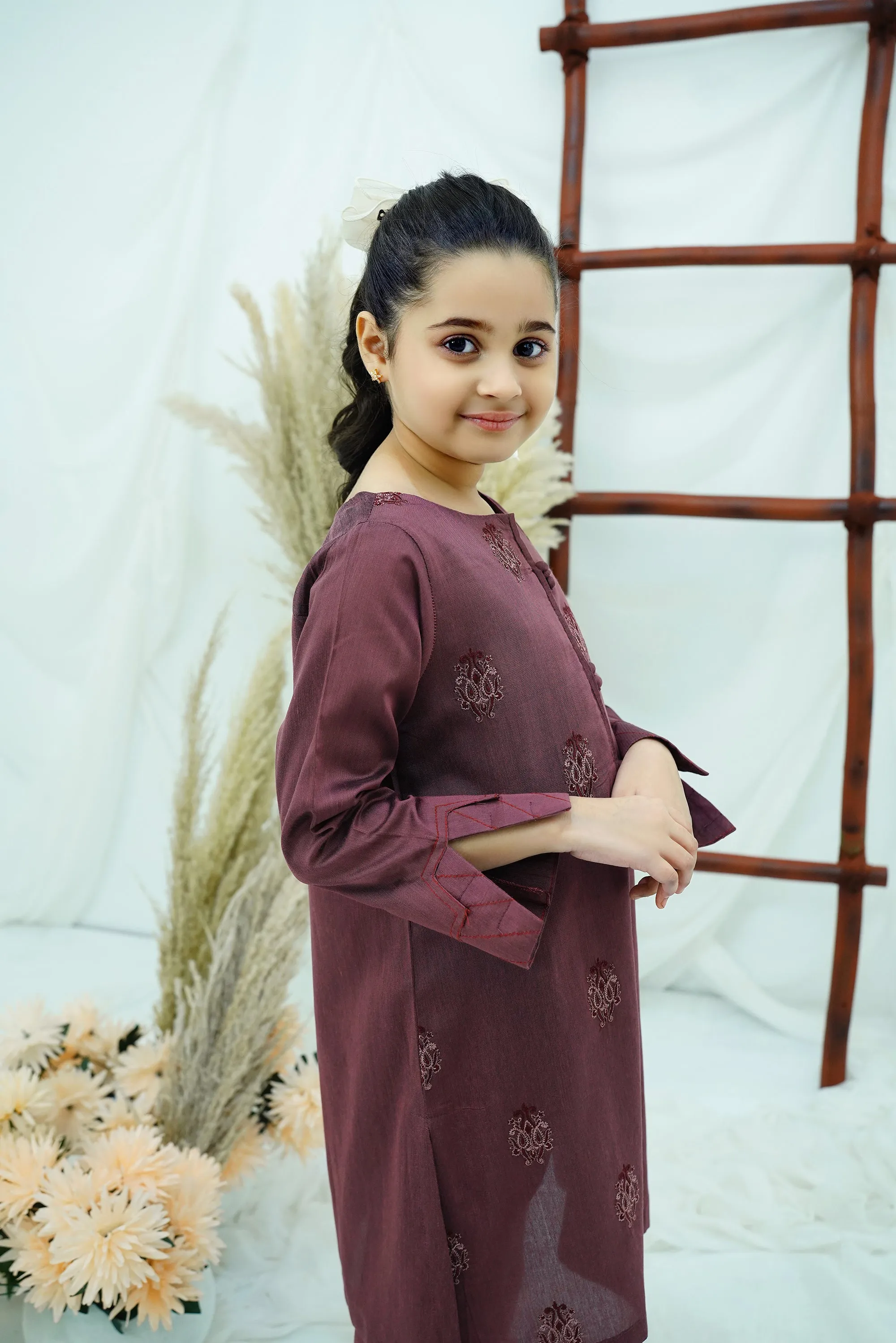 Rose Embroidered Chiffon