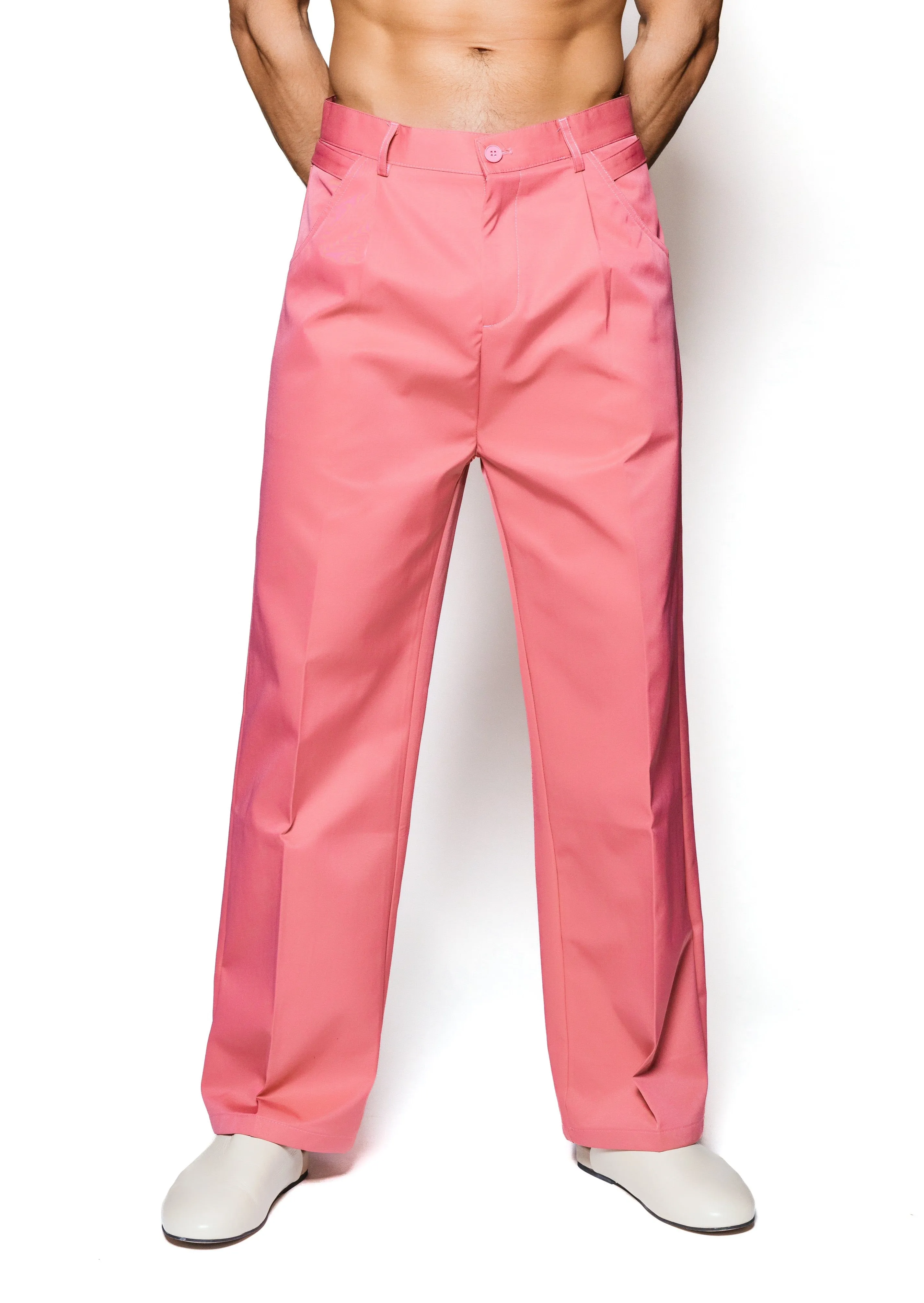 Rose Pink Spring Slacks