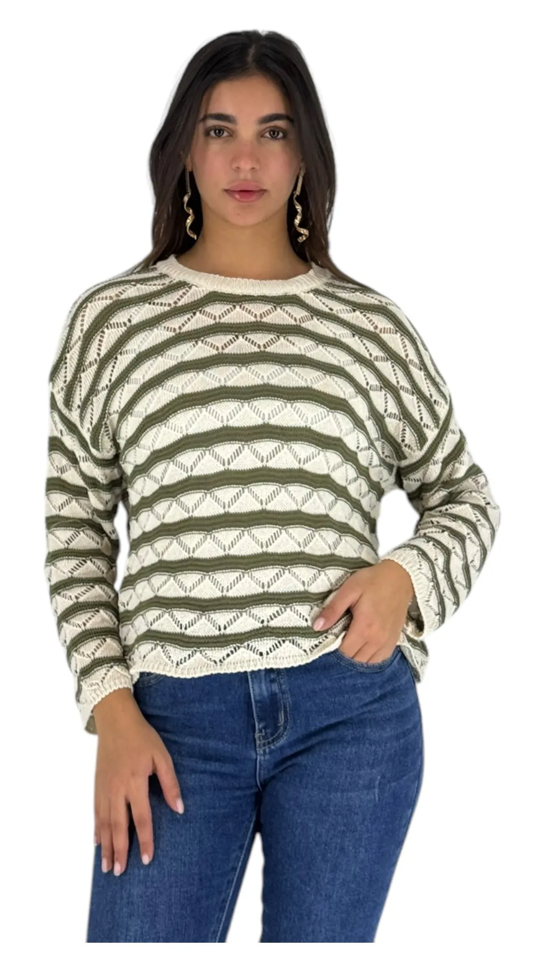 Rossini khaki top
