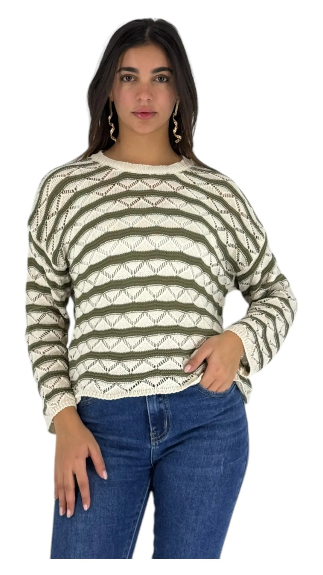 Rossini khaki top
