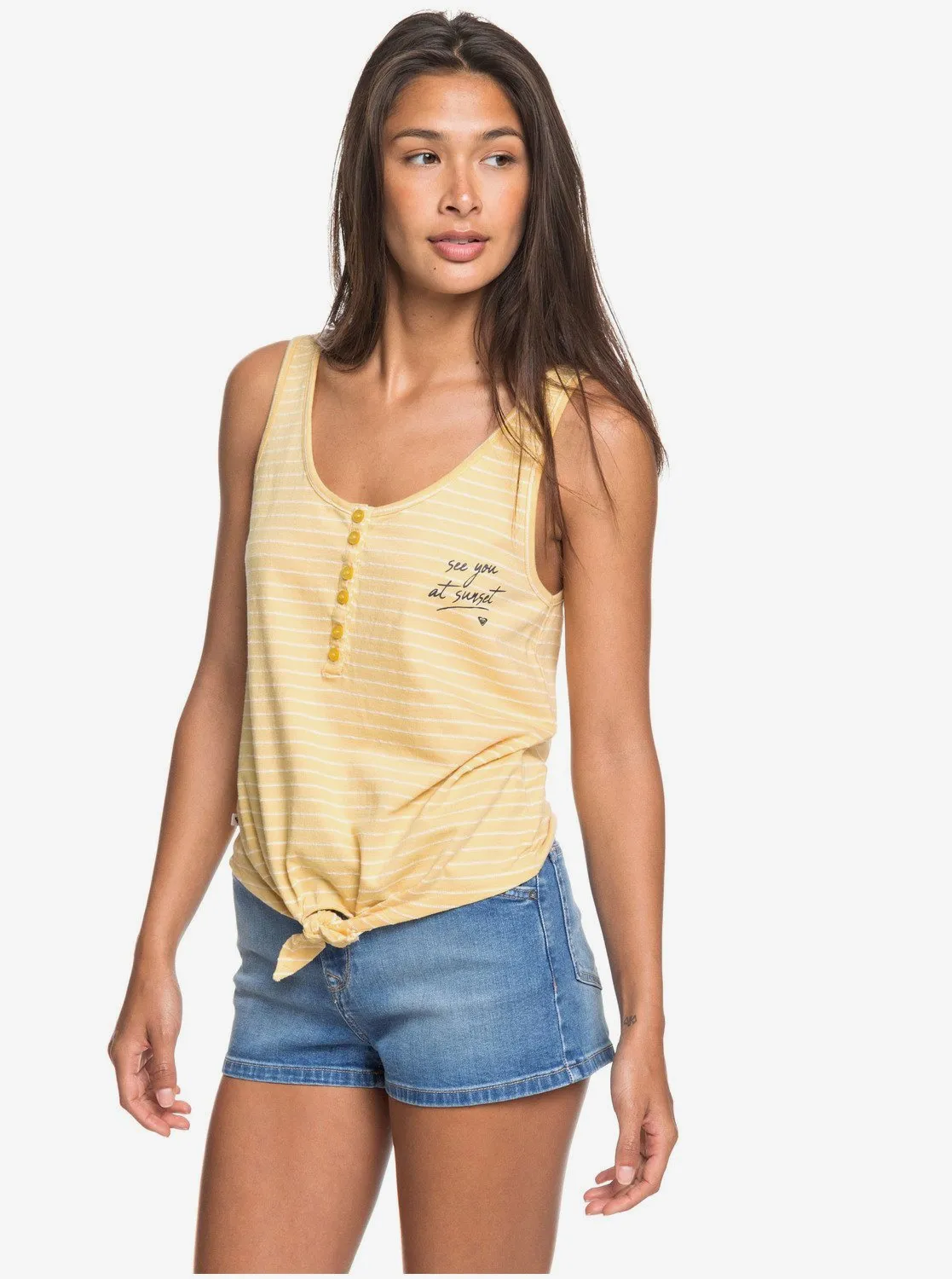 Roxy Womens Comino Blue Lagoon Denim Shorts