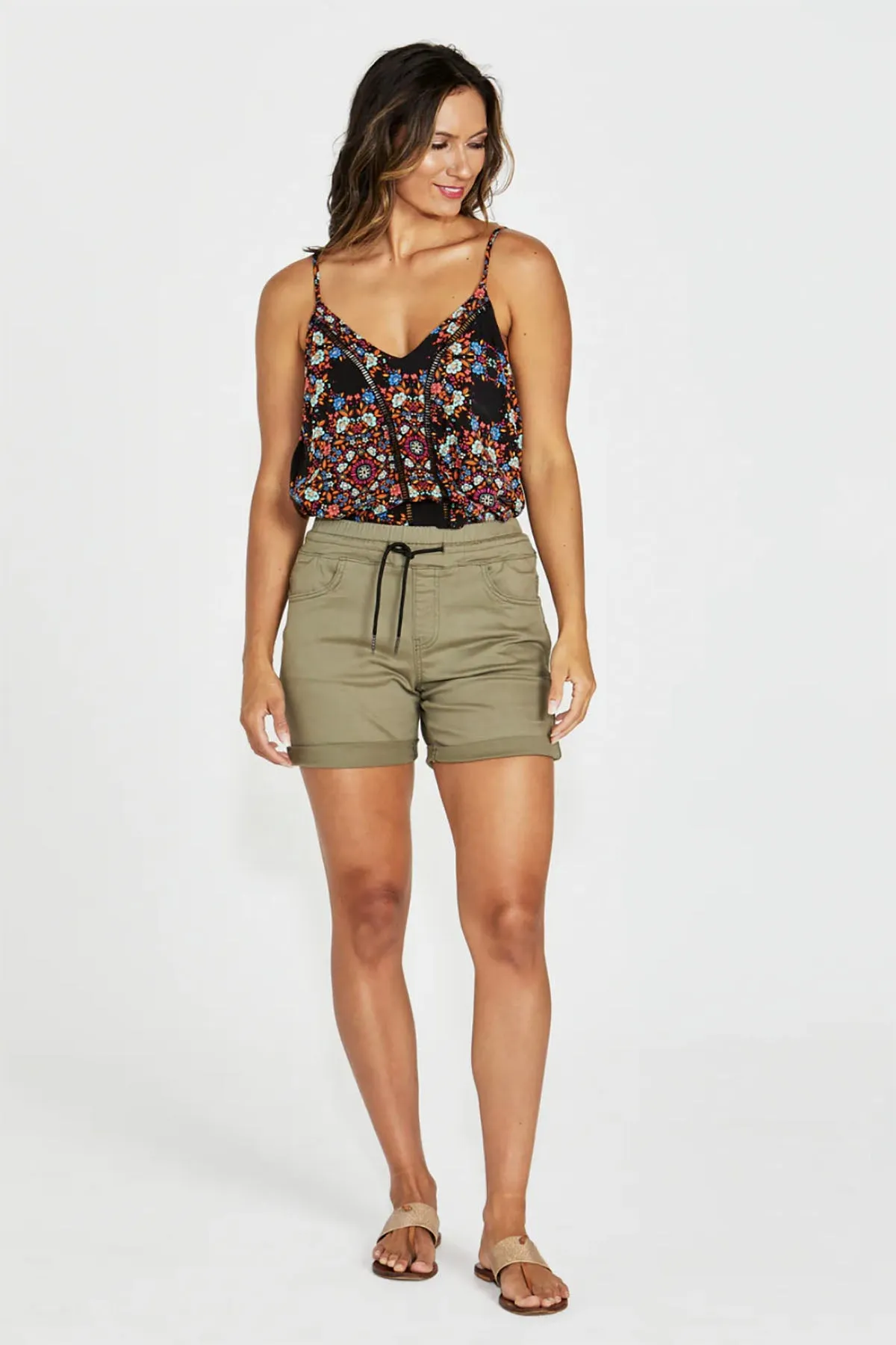 Rye Shorts - Khaki - NLJ14