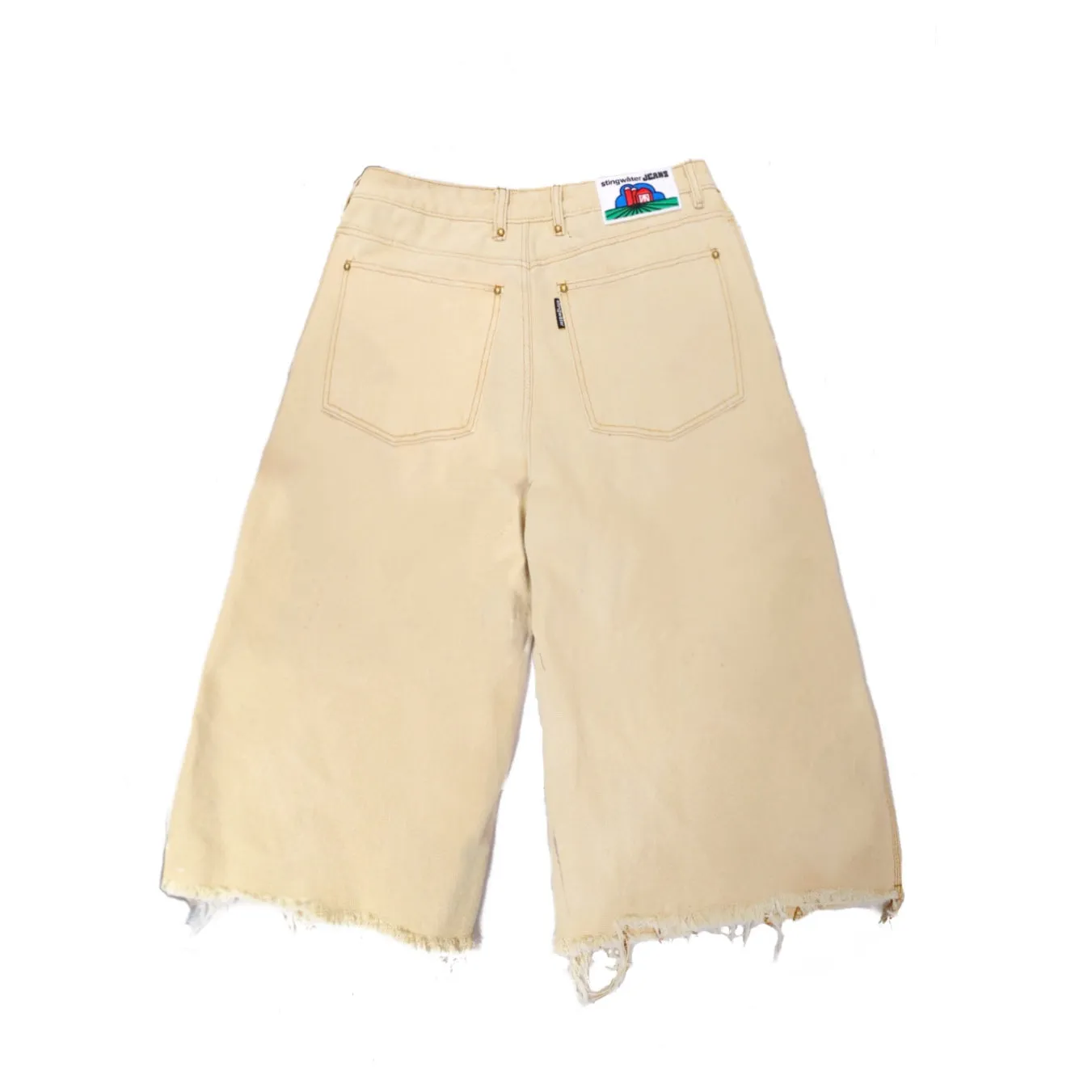 Saloon Jean Shorts Khaki