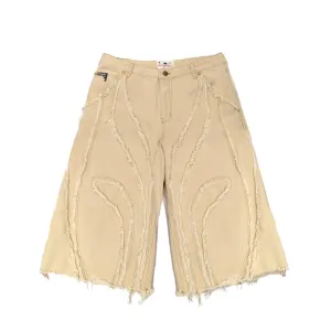 Saloon Jean Shorts Khaki