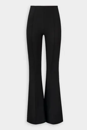 Savanna Flared Stretch Pants in Black