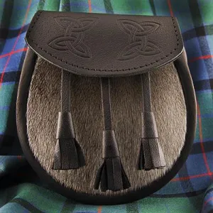 Semi Formal Sporran | Seal Skin Embossed
