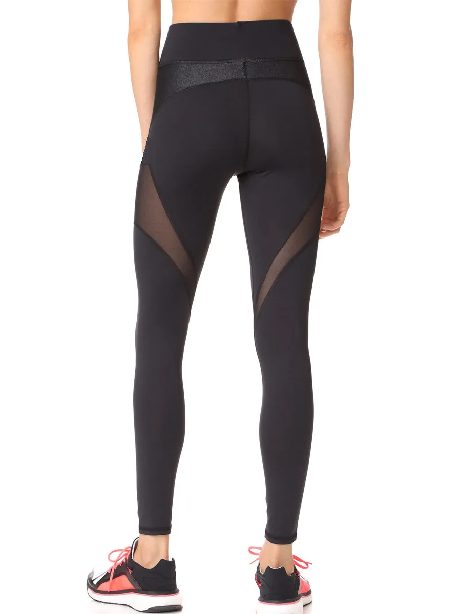 Sexy Perspective Mesh Stitching Yoga Pants
