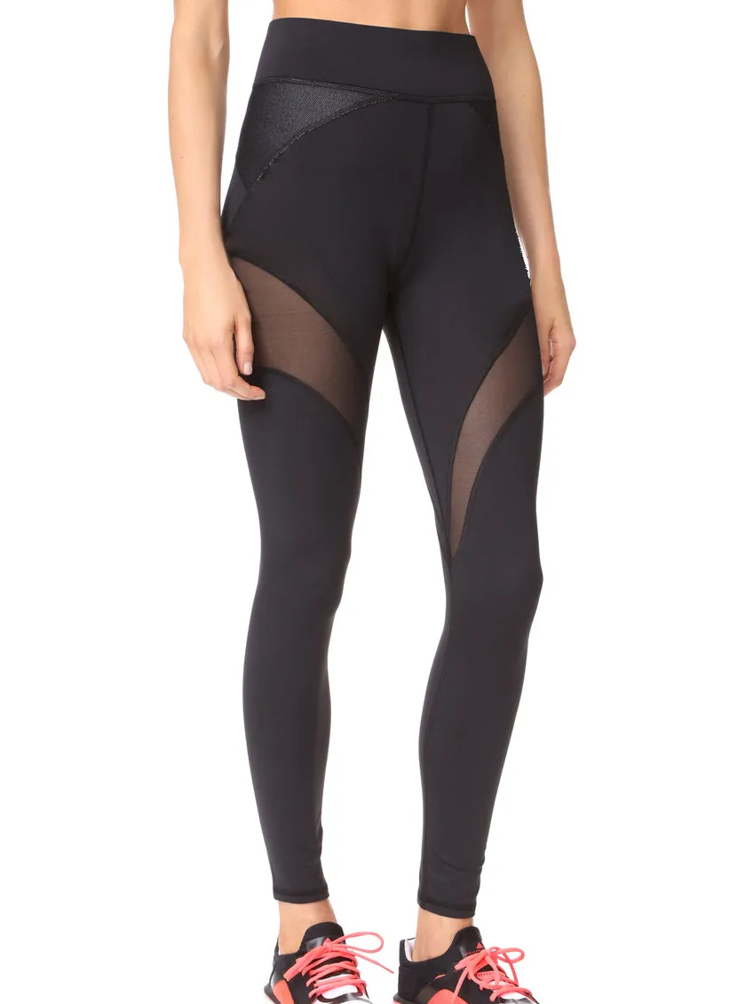 Sexy Perspective Mesh Stitching Yoga Pants