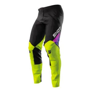 Shot - 2023 Contact Tracer Yellow/Black/Pink Pants