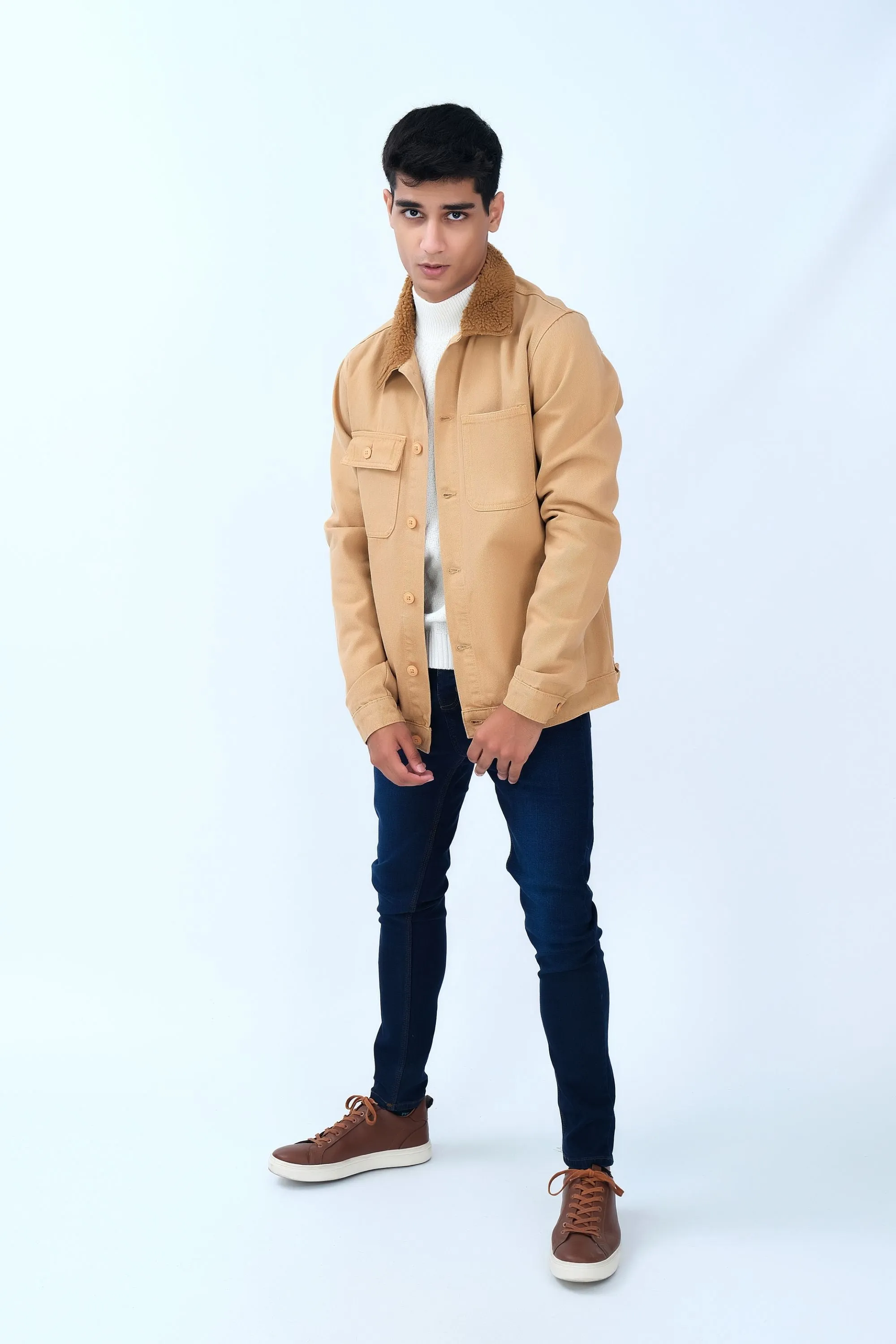 Smart Khaaki Jacket