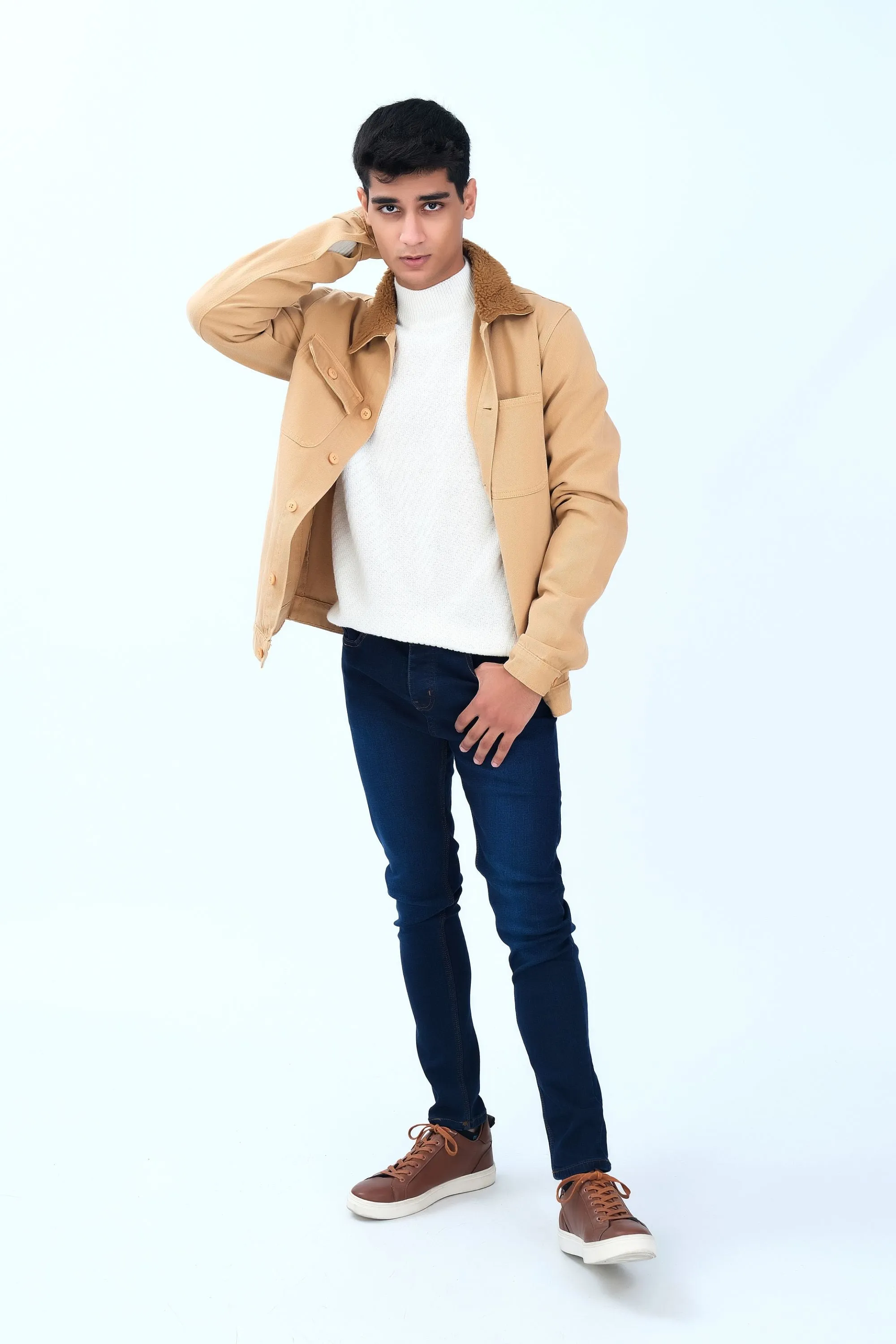 Smart Khaaki Jacket