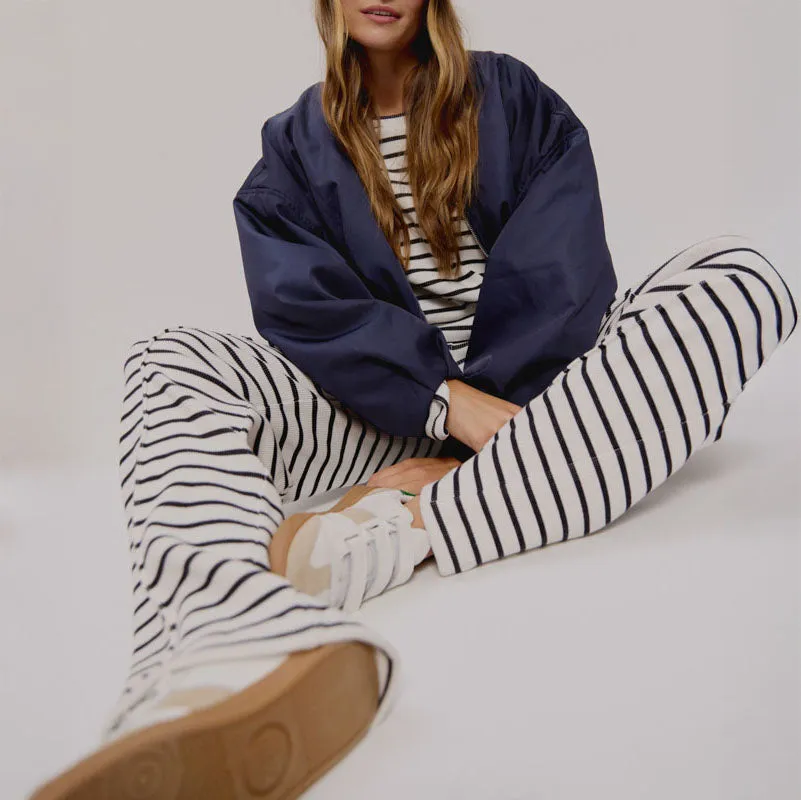 SMITH & SOUL Structure Jersey Pants in Marine
