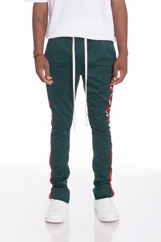Snake Patched Track Pants