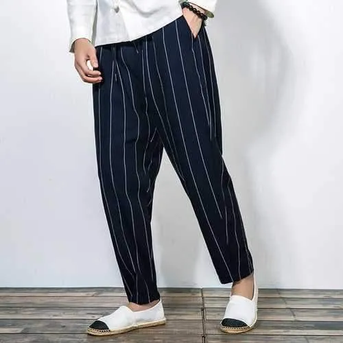 Striped Printed Baggy Loose Harem Pants