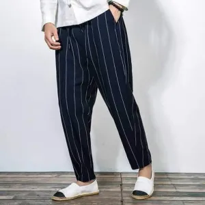 Striped Printed Baggy Loose Harem Pants