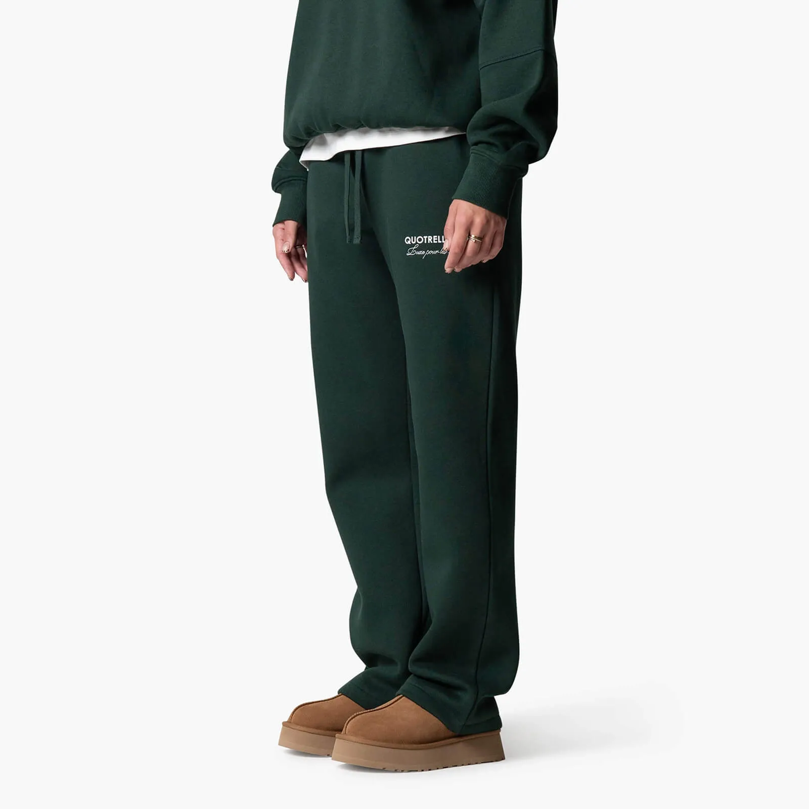 STUDIOS PANTS | PETROL/WHITE