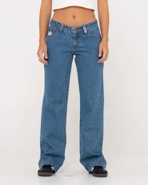 Super Low Rise Straight Leg Jean