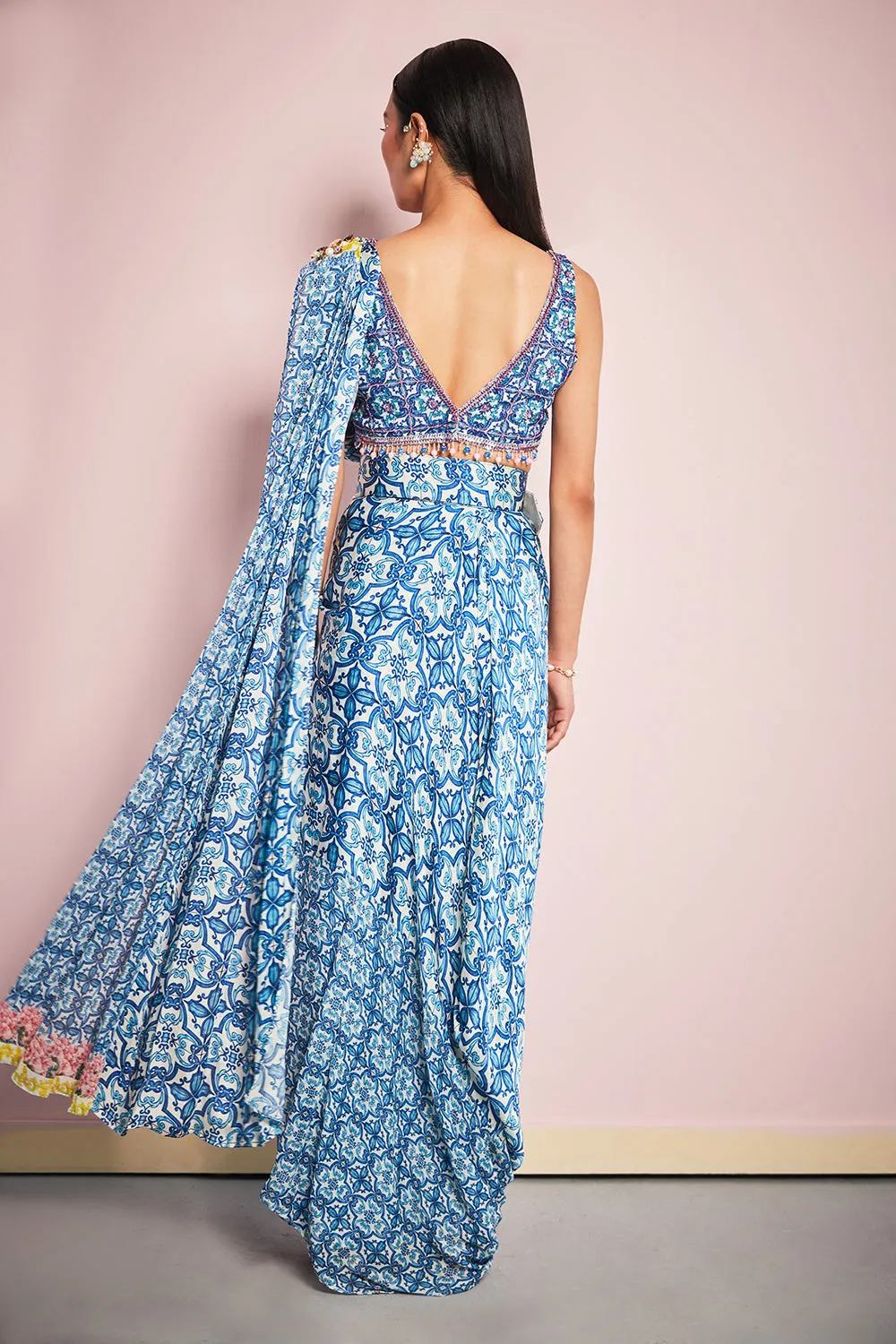 The Amalfi Draped Saree
