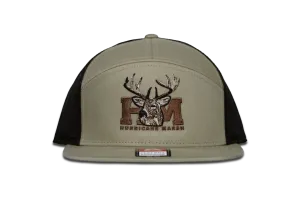 The Trophy Buck Khaki/Brown Richardson 7 Panel Hat