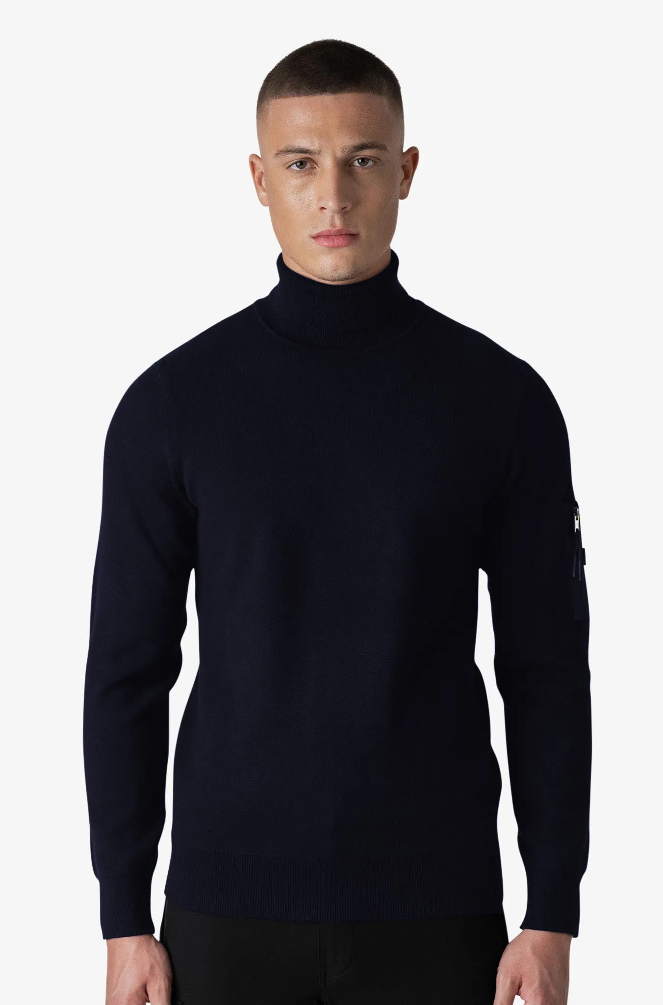 TORRO KNITTED SWEATER | NAVY