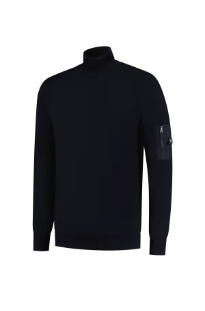 TORRO KNITTED SWEATER | NAVY