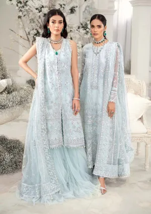 Wedding Festive '22 - Look 02 |  AIK Atelier Wedding Festive Unstitched Luxury Collection 2022 | Embroidered Net Organza Suits
