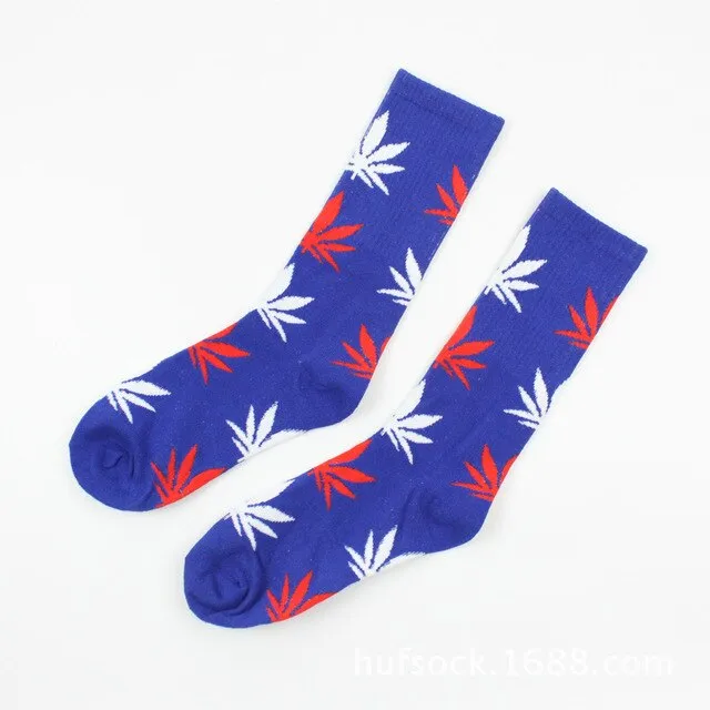 Weed Patterned Socks