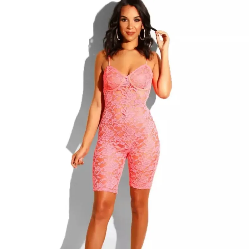 Women Sexy Lingerie Underwear Erotic Corset Lace Mesh Sleepwear