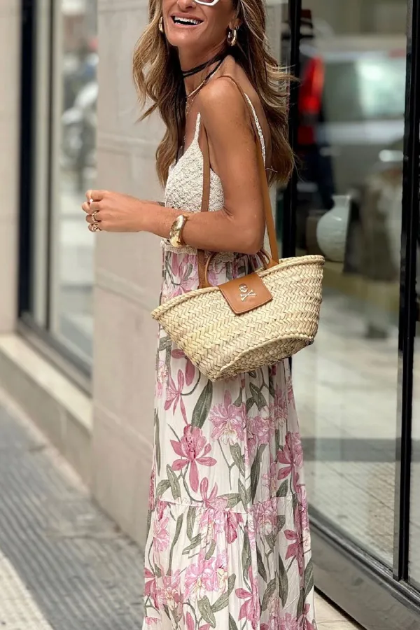 Women's Casual Printed Loose Skirt