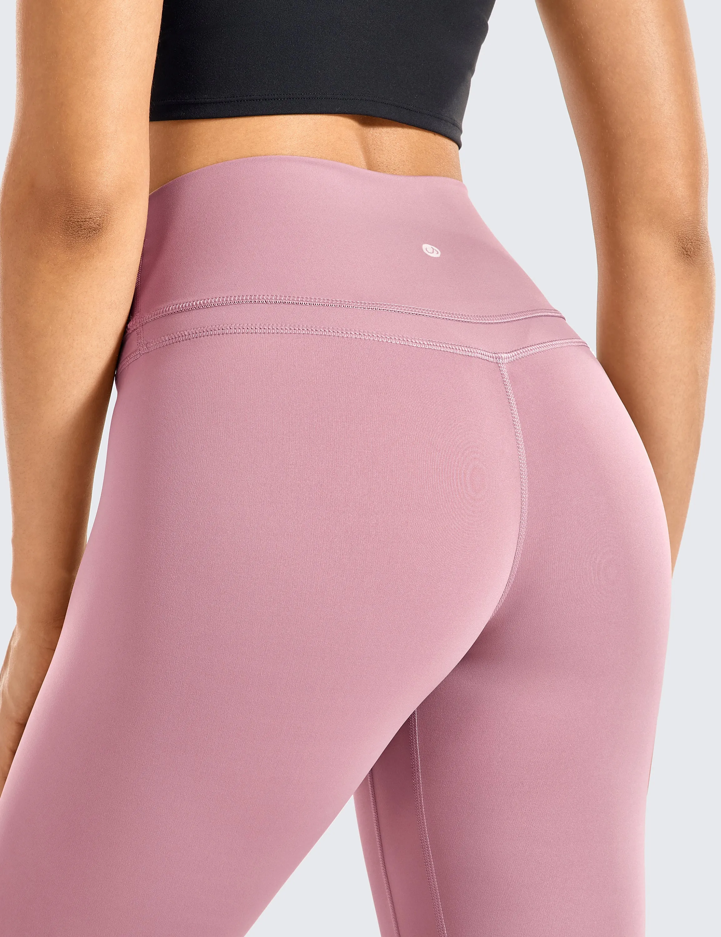Women's High Waist Crop Capri Leggings Workout Pants