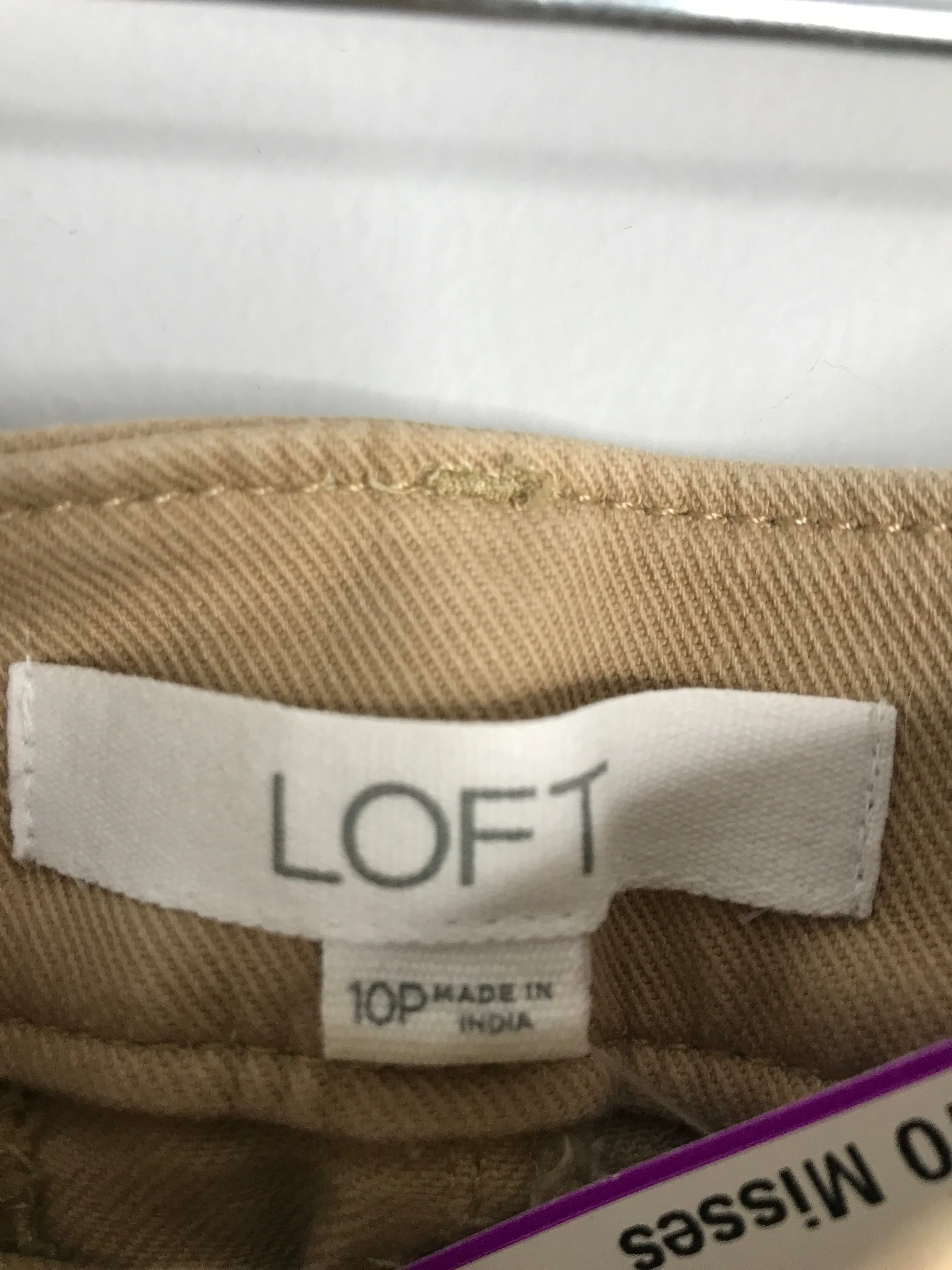 Womens Size 10 Misses Brown Loft Jeans