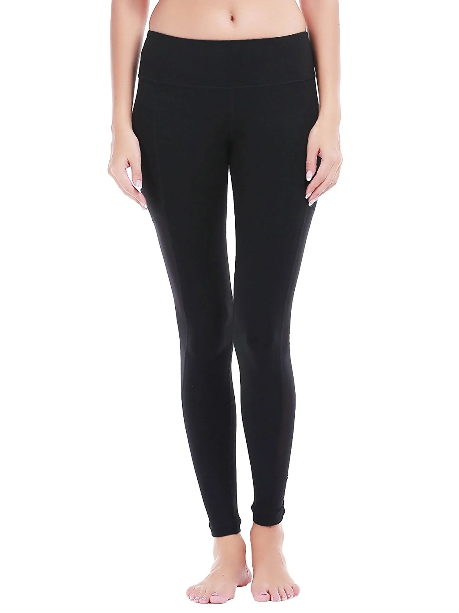 Women's Yoga Mesh Panels Gym Running Workout Exercise Skinny Leggings