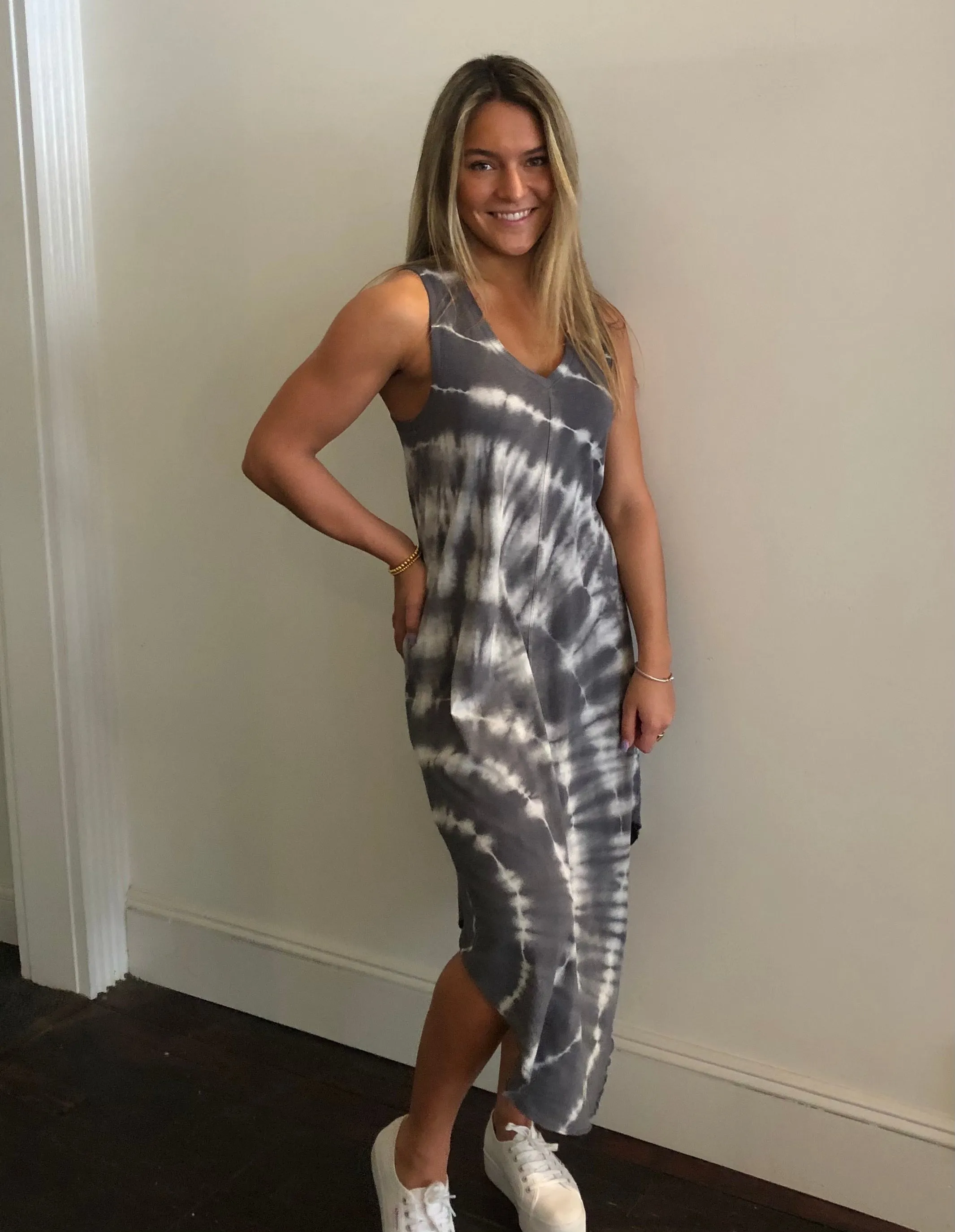 Z Supply Reverie Spiral Tie-Dye Dress